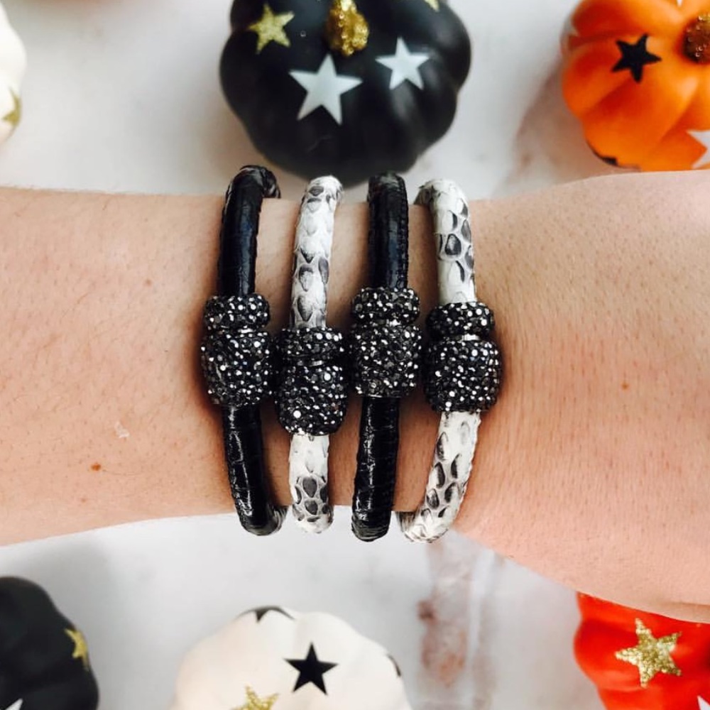 ALV Jewels snakeskin pace bracelet